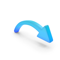 Curved Arrow Icon PNG & PSD Images