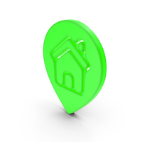 Home Location Shape Glowing PNG & PSD Images