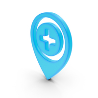 Medical Location Symbol Glowing PNG & PSD Images