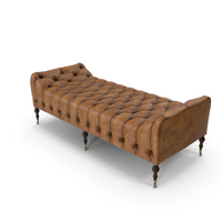 Chesterfield  Leather Bench PNG & PSD Images
