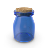 Blue Potion Bottle PNG & PSD Images