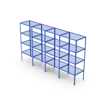 Blue Warehouse Racks PNG & PSD Images