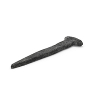 Rustic Hand Forged Nail PNG & PSD Images