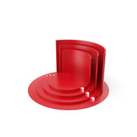 Display Podium Red PNG & PSD Images