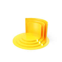 Display Podium Yellow PNG & PSD Images