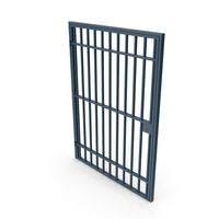 Blue Jail Door PNG & PSD Images