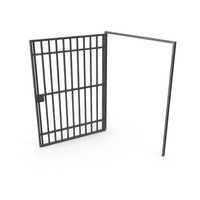 Old Open Jail Door PNG & PSD Images