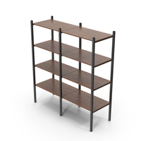 Warehouse Racks Dark Wood PNG & PSD Images
