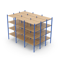 Wooden Warehouse Racks PNG & PSD Images