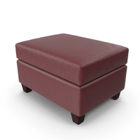 Rialto Cardinal Ottoman PNG & PSD Images