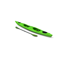 Tandem Kayak with Paddle PNG & PSD Images