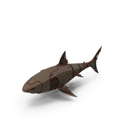 Rusty Shark Robot PNG & PSD Images