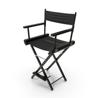 Classic Directors Foldable Chair PNG & PSD Images