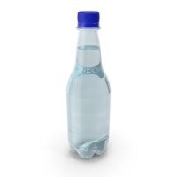 Small Plastic Blue Water Bottle PNG & PSD Images