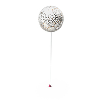 Glitter Confetti Balloon PNG & PSD Images