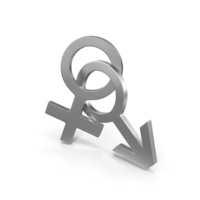 Silver Gender Symbol PNG & PSD Images