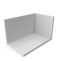 White Room with Tile PNG & PSD Images