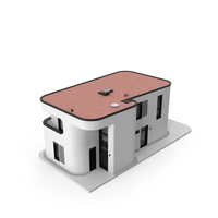 3D Printed House Exterior PNG & PSD Images