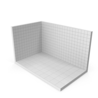 White Room with Tile PNG & PSD Images