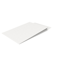 Gusset Envelope White Paper PNG & PSD Images