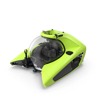 U-Boat Worx NEMO Submersible Vehicle Green PNG & PSD Images