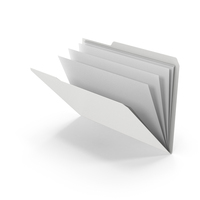 File Folder And Papers PNG & PSD Images