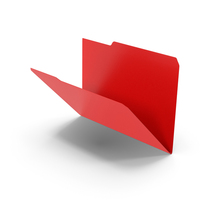 Red File Folder PNG & PSD Images