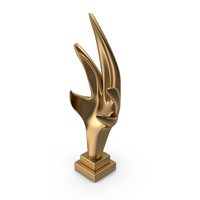 Designed Decorative Abstract Figure Bronze PNG & PSD Images