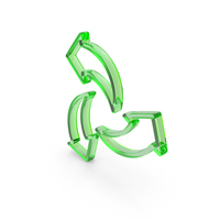 Out Line Recycling Arrow Icon PNG & PSD Images