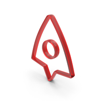 Spaceship Outline Icon PNG & PSD Images
