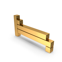 Gold Hotel Bed Icon PNG & PSD Images