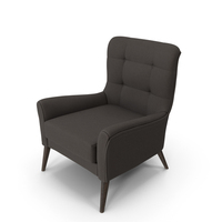 Soft Armchair Dark PNG & PSD Images