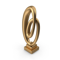 Decorative Abstract Figure Bronze PNG & PSD Images