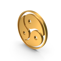 Gold BDSM Emblem Icon PNG & PSD Images
