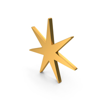 Gold Decoration Star Icon PNG & PSD Images