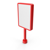 Red Advertising Billboard PNG & PSD Images