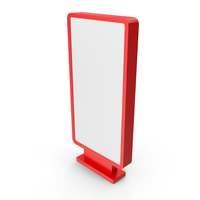 Red Advertising Billboard PNG & PSD Images