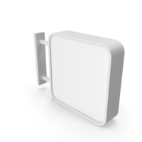 White Signboard PNG & PSD Images