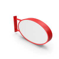 Red Oval Signboard PNG & PSD Images