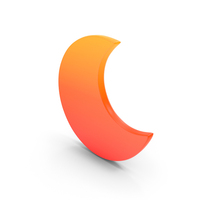 crescent icon Symbol Glo PNG & PSD Images