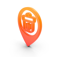 Garbage Recycle Location Symbol PNG & PSD Images