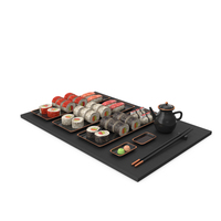 Sushi and Nigiri Plate PNG & PSD Images