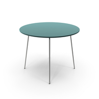 Handmade Simple Blue Coffee Table PNG & PSD Images