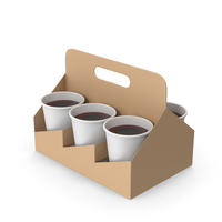 Coffee Cup Carrier PNG & PSD Images