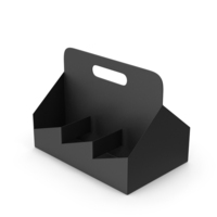 Black Drink Carrier PNG & PSD Images
