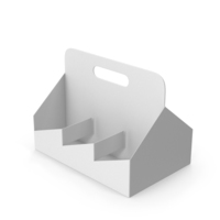 White Drink Carrier PNG & PSD Images