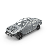 Car Frame and Chassis with Wheels PNG & PSD Images