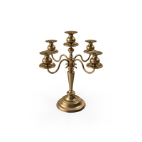 Bronze Candle Holder PNG & PSD Images