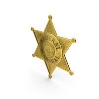 Cowboy Badges Federal Marshal PNG & PSD Images