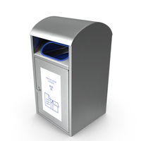 Paper Recycling Container PNG & PSD Images